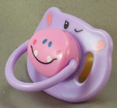 mauve hippo dummy Pacifier NUK teat