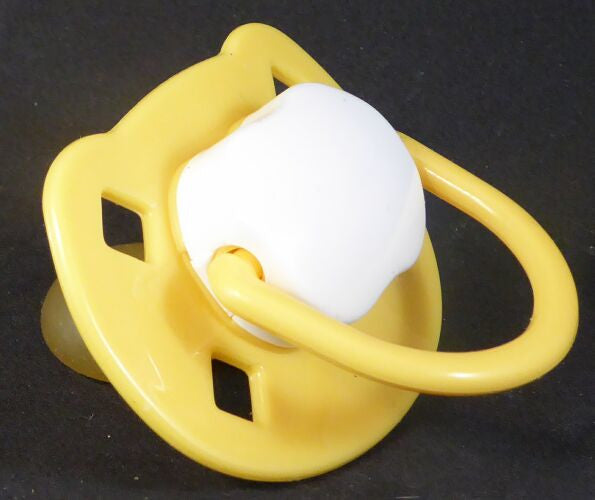 yellow & white Spanish style dummy