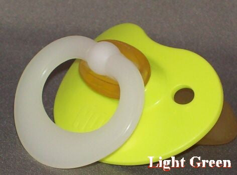 light green NUK Pacifier