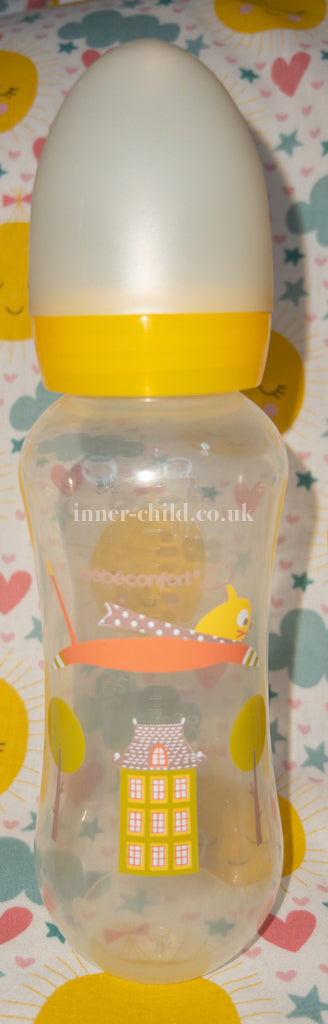 bottle with super-hero motif