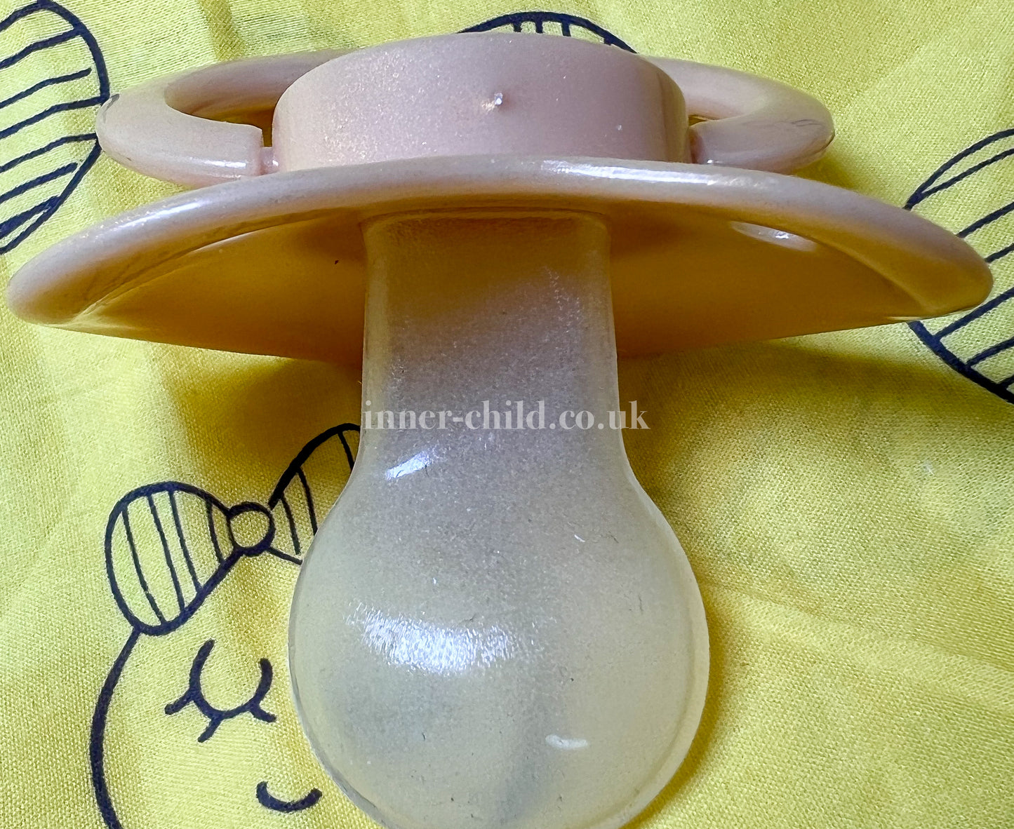 Gold Glitter Large Shield Pacifier