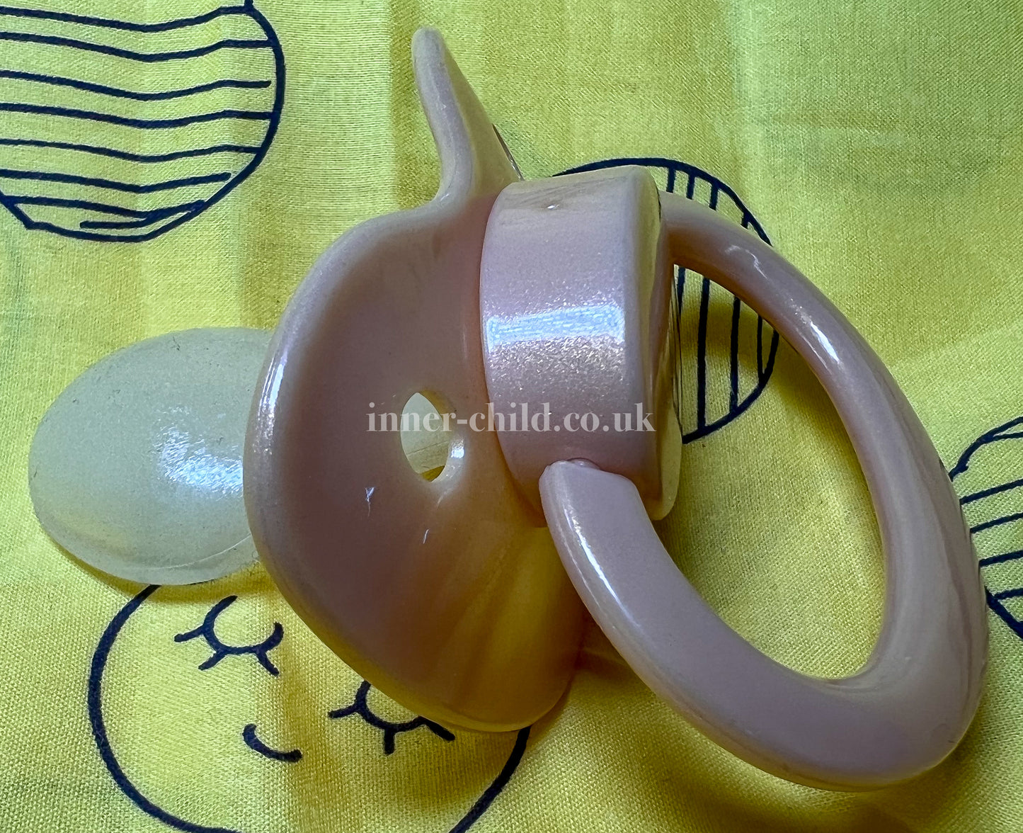 Gold Glitter Large Shield Pacifier