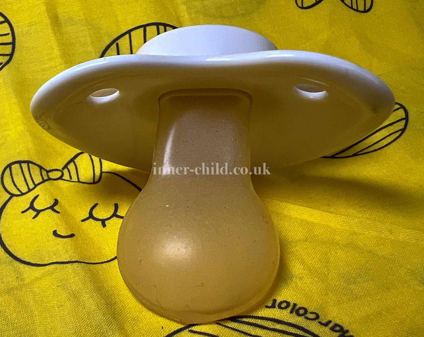 White Large Shield Pacifier