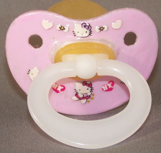 NUK Pacifier decorated with Hello Kitty.