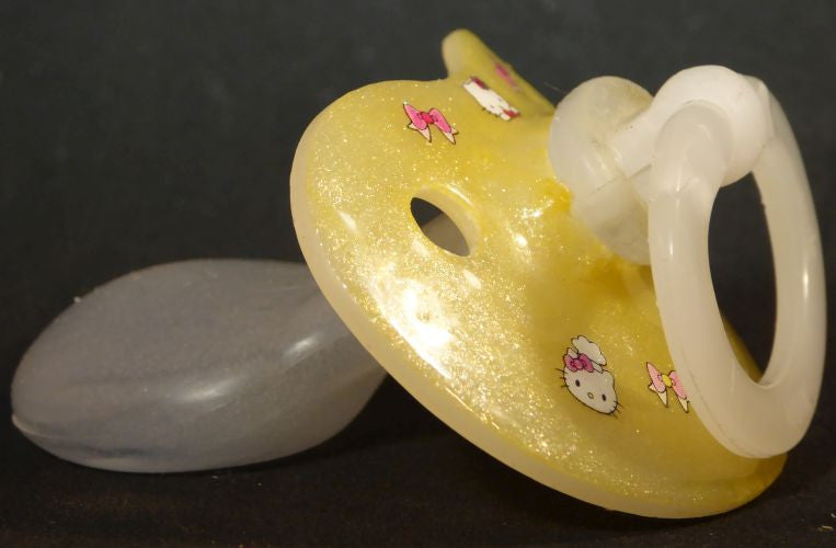 NUK Pacifier decorated with Hello Kitty.