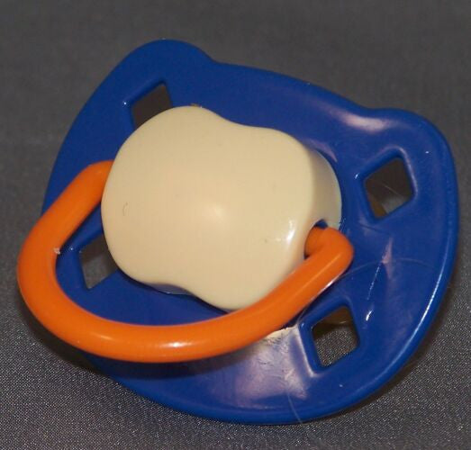 Dark blue, cream & orange Spanish style dummy