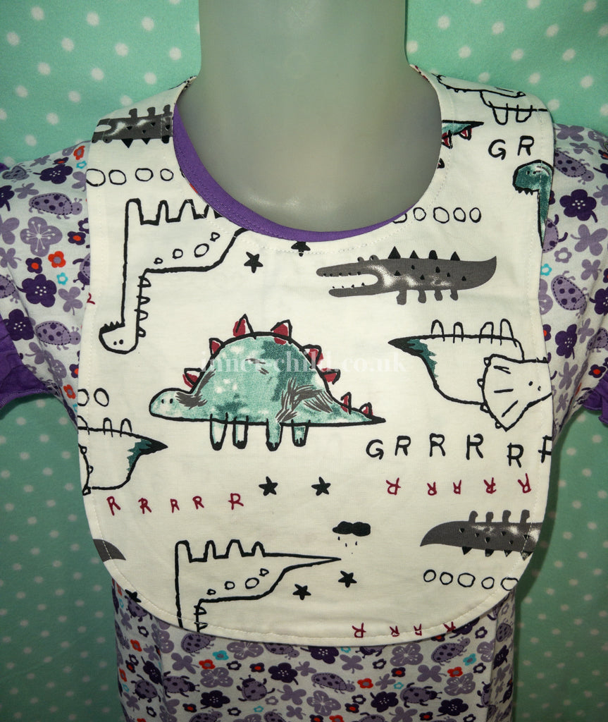 Dinosaur Adult Bib