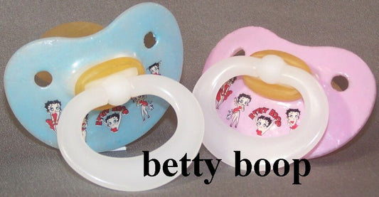 NUK Pacifier decorated with Betty Boop.