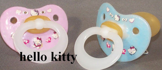 NUK Pacifier decorated with Hello Kitty.